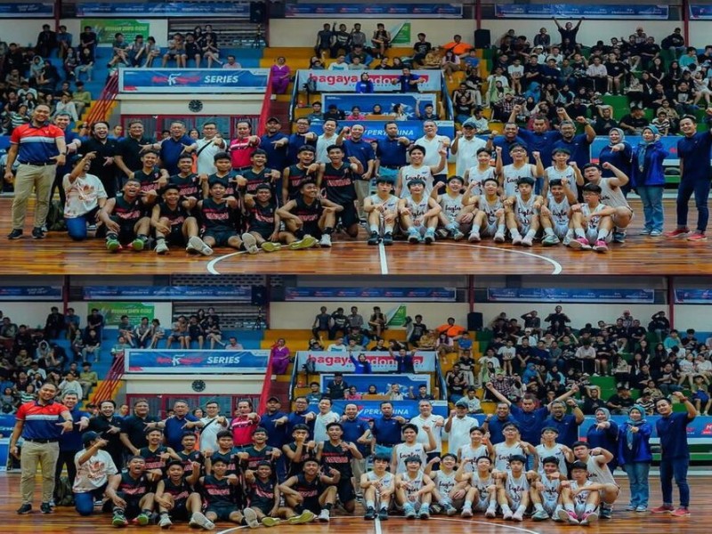 Tim Basket SMAN 9 dan SMAN 11 Makassar Juarai MyPertamina Cup