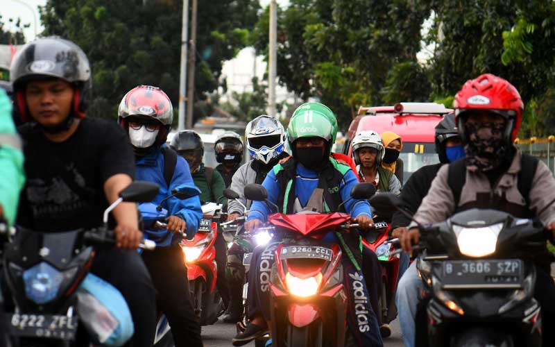 BERITA FOTO : Jelang Penerapan PSBB, Jalanan Ibu Kota Kembali Macet 