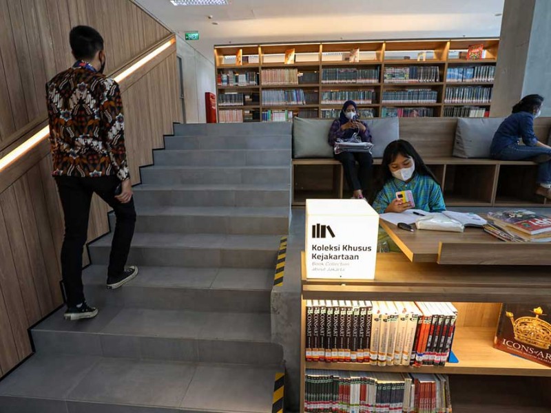 Top! Wajah Baru Perpustakaan di Taman Ismail Marzuki Dalam Bingkai Foto