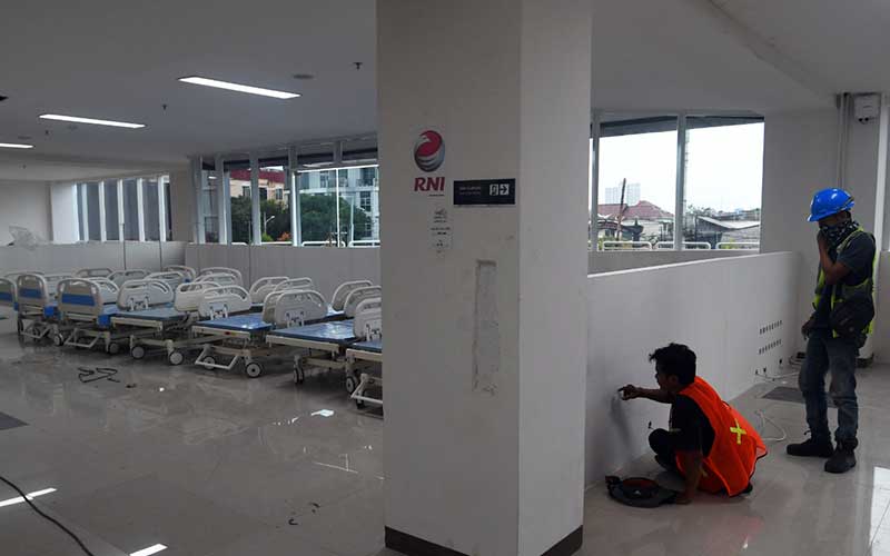 BERITA FOTO : Rumah Sakit Darurat Covid-19 Sudah Siap, Begini Penampakannya