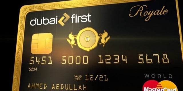 Dubai First Royale MasterCard, kartu kredit