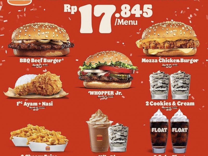 Kumpulan Promo Kuliner 17 Agustus: McD, Ichiban Sushi, Street Boba Harga Rp17 Ribu