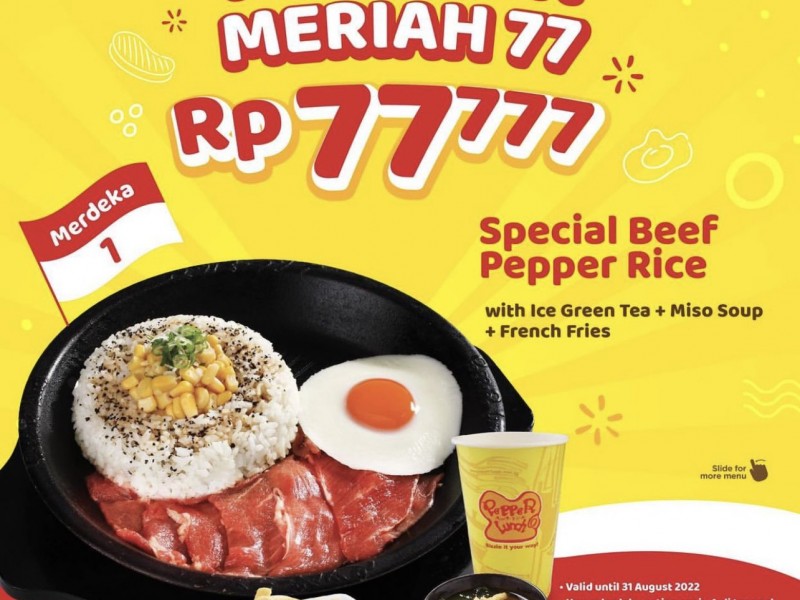 Kumpulan Promo Kuliner 17 Agustus: McD, Ichiban Sushi, Street Boba Harga Rp17 Ribu