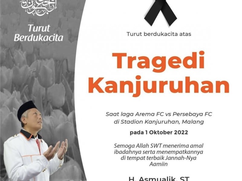 Ragam Foto Pejabat Tuai Kritik saat Ucapkan Dukacita Tragedi Kanjuruhan