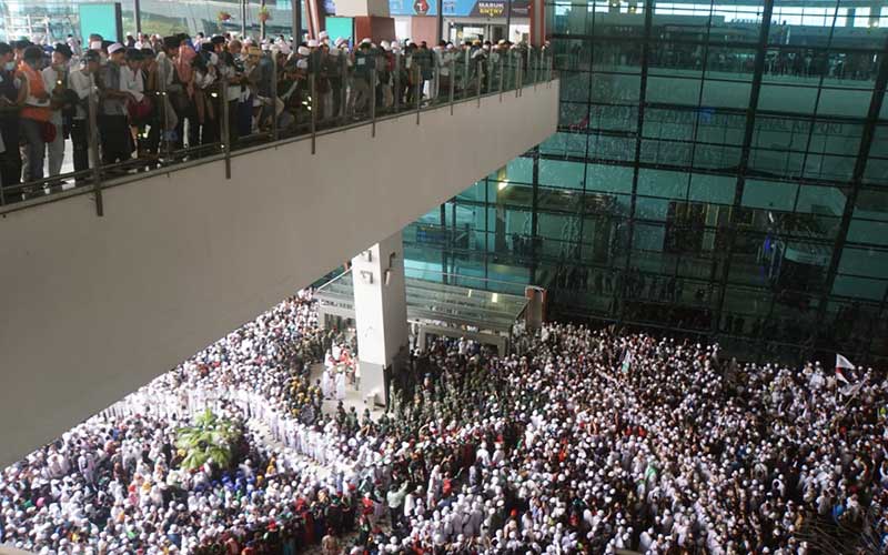 Tujuh Fakta Kepulangan Rizieq Shihab ke Indonesia