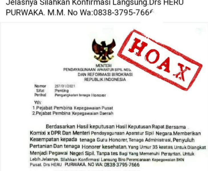 Hoax Kemenpan-RB