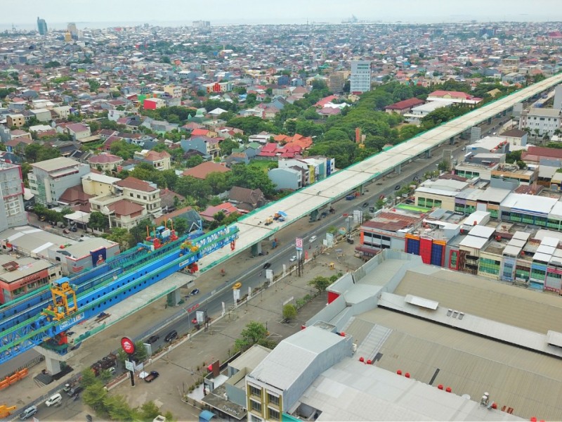 Pembangunan Tol Milik Nusantara Infrastructure (META) di Makassar Masuki Tahap Akhir