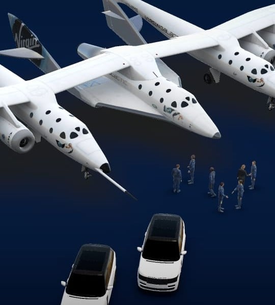 Mengintip Desain Kabin Pesawat Luar Angkasa Virgin Galactic