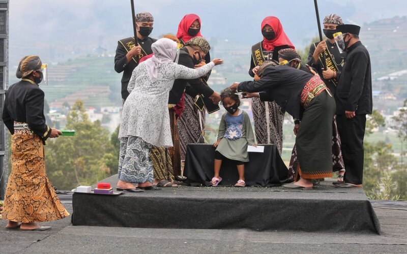 Dieng Culture Festival Tetap Menggelar Tradisi Potong Rambut Gimbal 