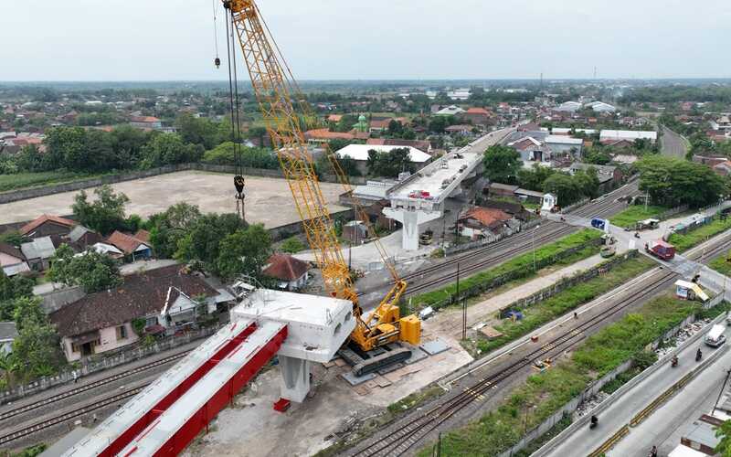 Pembangunan Flyover Ganefo Segera Rampung