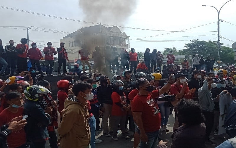 Supporter Tuntut Kejelasan Pembangunan Stadion Mattoanging Markas PSM