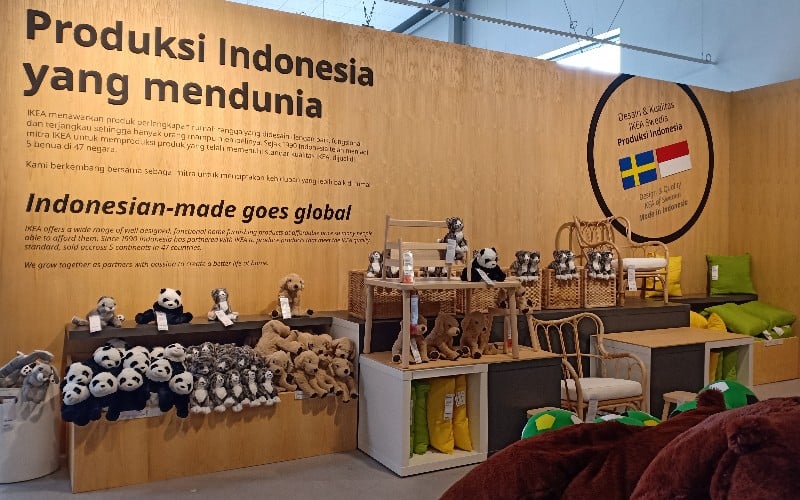 Produk UMKM yang dijual di IKEA Kota Baru Parahyangan