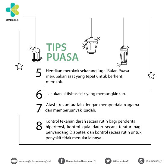 Tips Sehat Puasa dari Sahur Hingga Berbuka