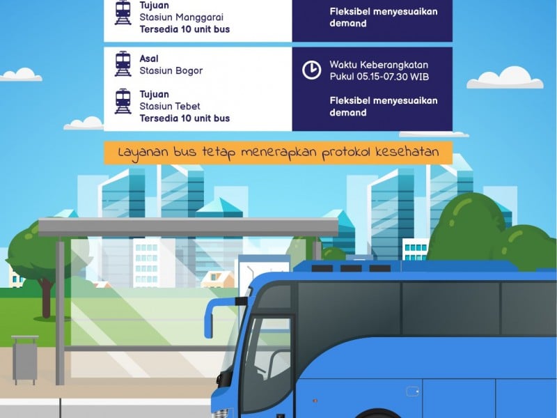 Simak, Jadwal Layanan Bus Gratis Jabodetabek 6 Juli 2020