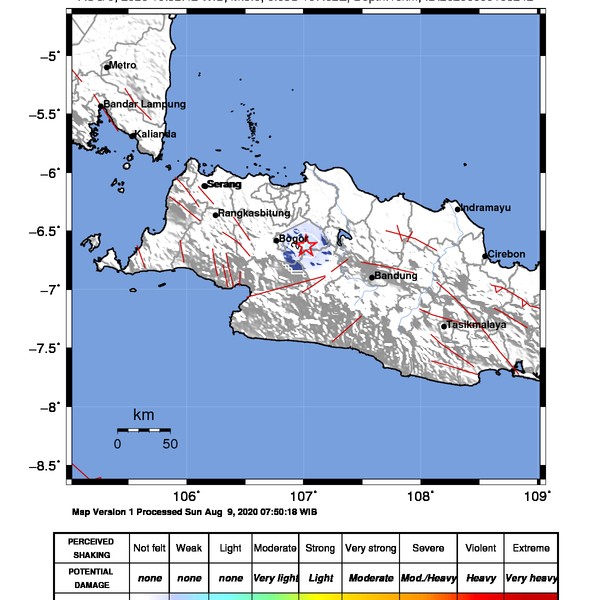 Cianjur Diguncang Gempa Magnitudo 3,5 Terasa Hingga Jakarta