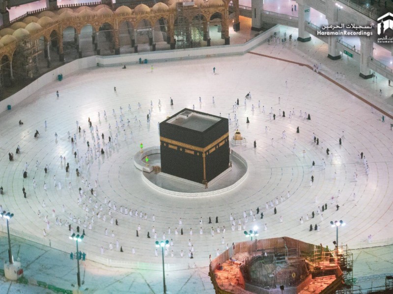 Foto-foto Sepinya Ibadah Umrah di Masjidil Haram 