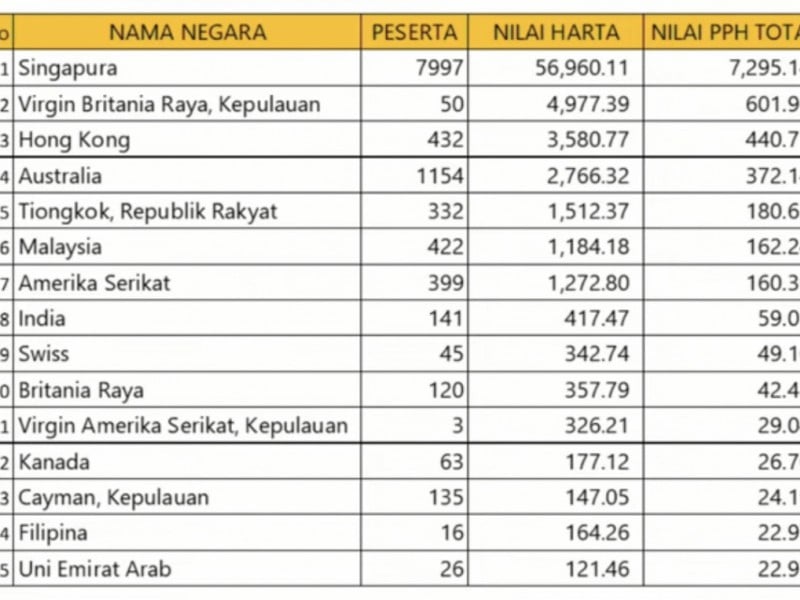 Sri Mulyani Raup Pajak Rp655 Miliar dari Aset PPS di Negara Tax Haven, Ini Daftarnya!