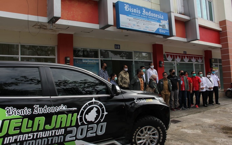 Bisnis Indonesia Memulai Jelajah Infrastruktur Kalimantan 2020