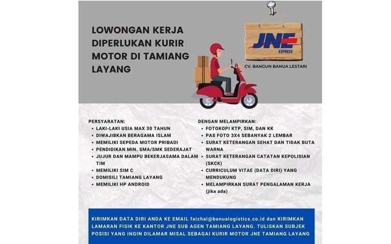 Lowongan Kerja JNE