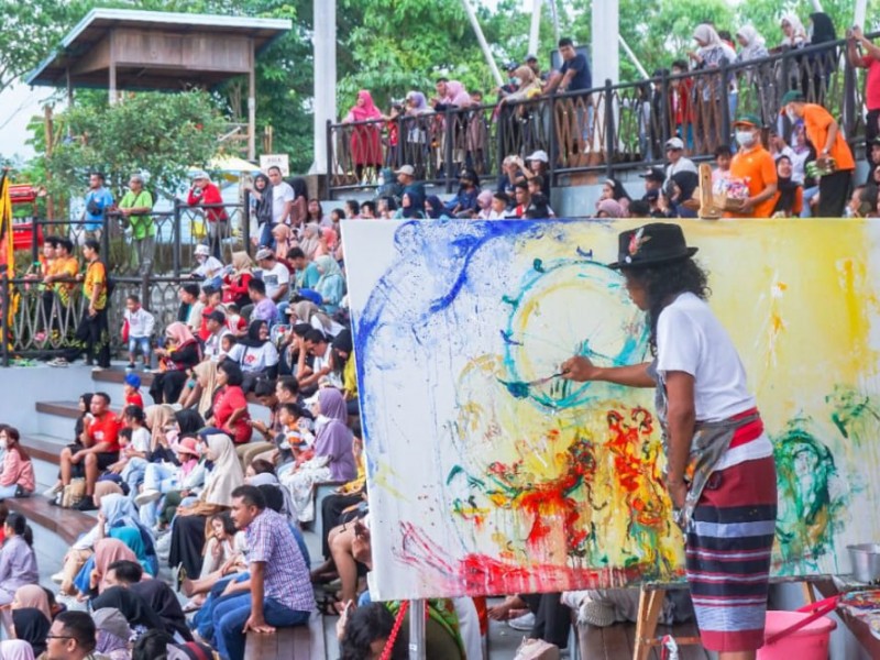 Meriahnya Rangkaian Acara Imlek di Saloka Theme Park