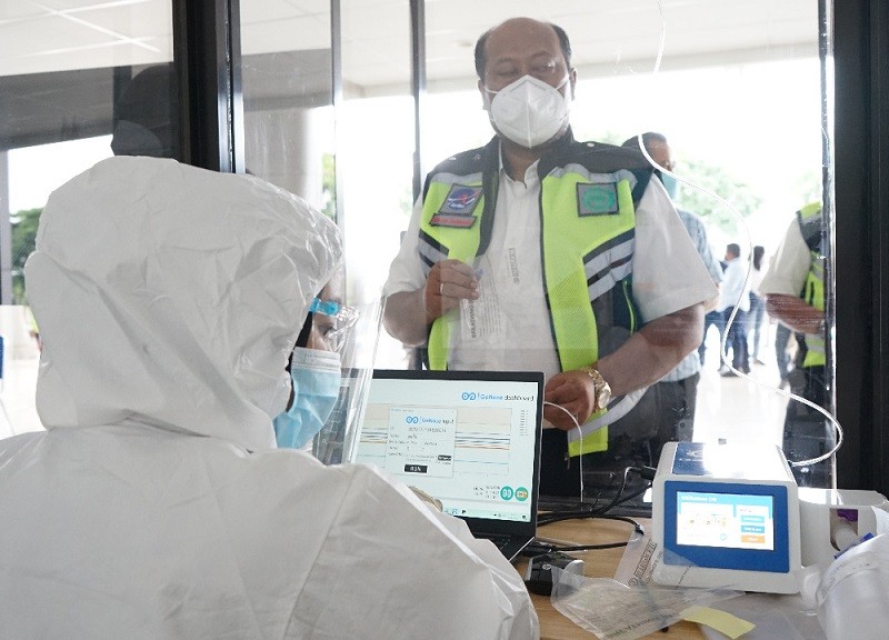 Lanjutkan Proses Simulasi GeNose C-19 di Bandara, Angkasa Pura I Lakukan Simulasi Penggunaan GeNose C-19 di Bandara Juanda