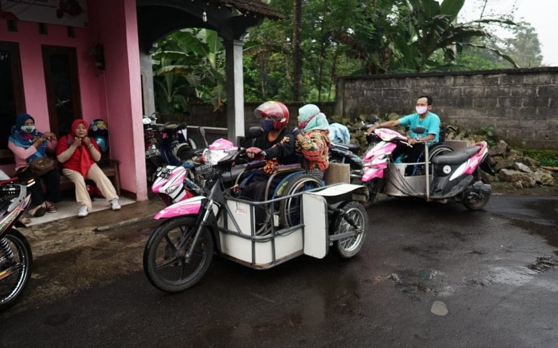 HARI KARTINI: Pertamina Libatkan Perempuan Difabel Jadi Pengantar LPG dengan Motor Khusus