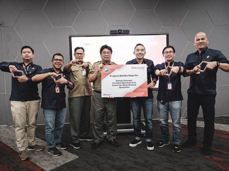 Program Baktiku Negeriku Telkomsel Wujudkan Digitalisasi Daerah Konservasi Taman Nasional Ujung Kulon