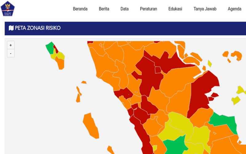 Empat Daerah di Sumbar Jadi Zona Merah Covid-19