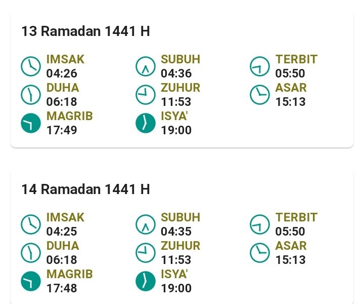 Jadwal buka puasa di Jakarta hari ini