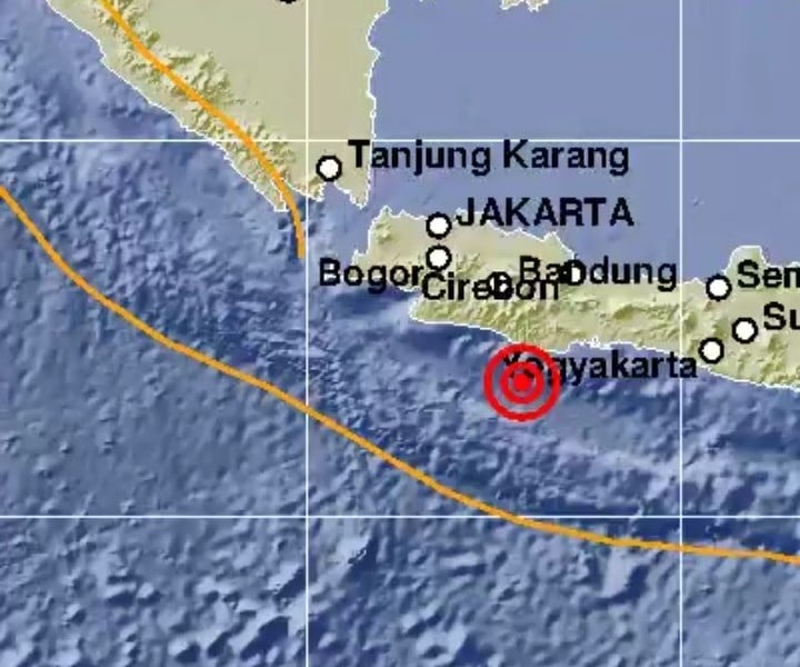 Gempa Magnitudo 5,9 Guncang Pangandaran   Pagi Ini