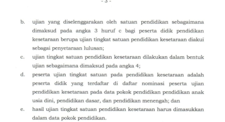 Ujian Nasional Ditiadakan, Ini Syarat Lengkap Kelulusan yang Baru