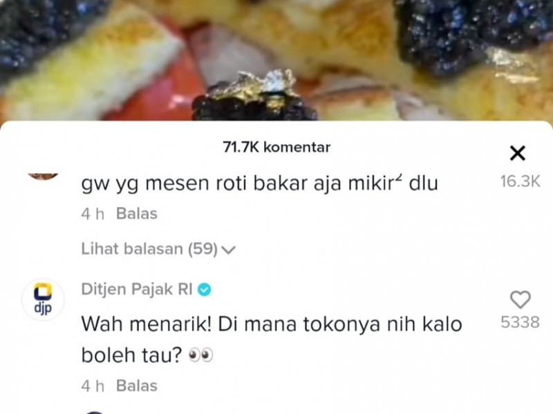 Ditjen Pajak Komentari Roti Panggang Rp 1 Miliar 'Jualan Sisca Kohl' 