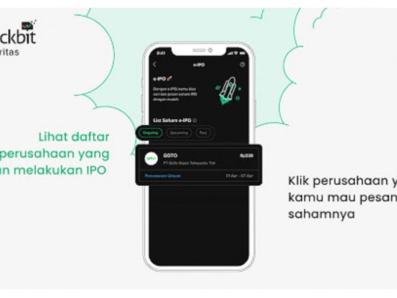 Investor Masih Bisa Beli Saham GoTo 1-7 April di Aplikasi Stockbit