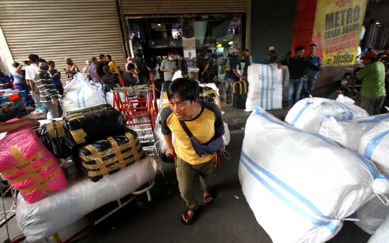 BERITA FOTO : Kondisi Terkini Pasar Tanah Abang Pasca Perpanjangan Penutupan