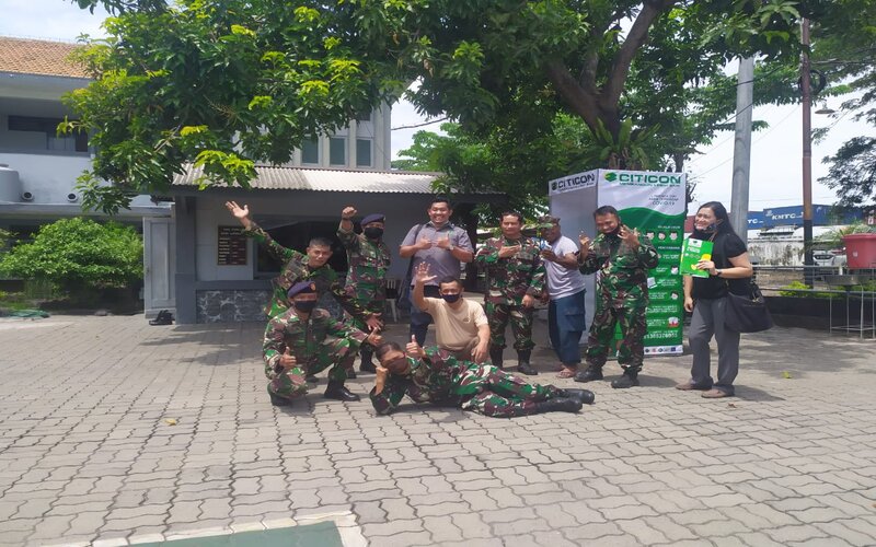 Citicon Serahkan Bantuan ke Satuan Kapal Patroli Lantamal V Surabaya