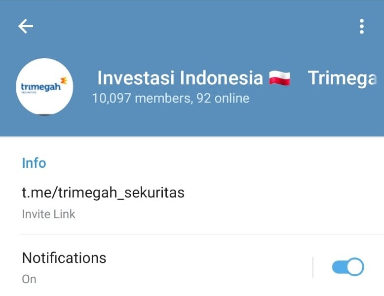 Lagi! Kini Trimegah Sekuritas (TRIM) Dicatut Grup Telegram Investasi Bodong