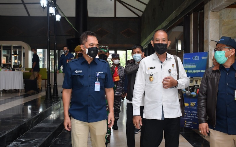 Tim Kajian Daerah (Kajida) Dewan Ketahanan Nasional (Wantannas) mengapresiasi manajemen keamanan PT Pupuk Kalimantan Timur (Pupuk Kaltim)./JIBI-Istimewa