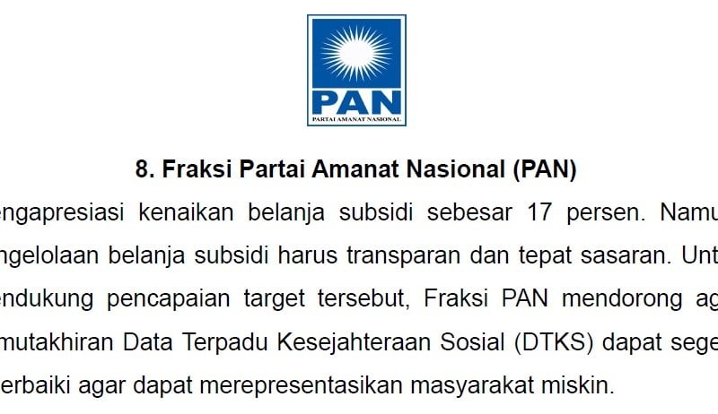 Sah jadi UU, Ini Pandangan 9 Fraksi DPR terhadap RUU APBN 2022