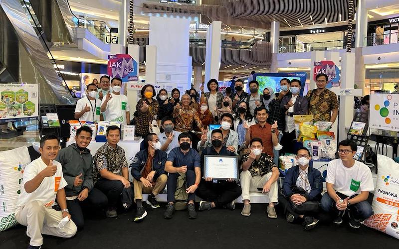 PT Pupuk Kalimantan Timur (PKT) meriahkan Jakarta Marketing Week (JakMW) 2022, yang diselenggarakan Markplus Inc. di Grand Atrium Kota Kasablanka Mall, pada 18-22 Mei 2022./JIBI-Istimewa