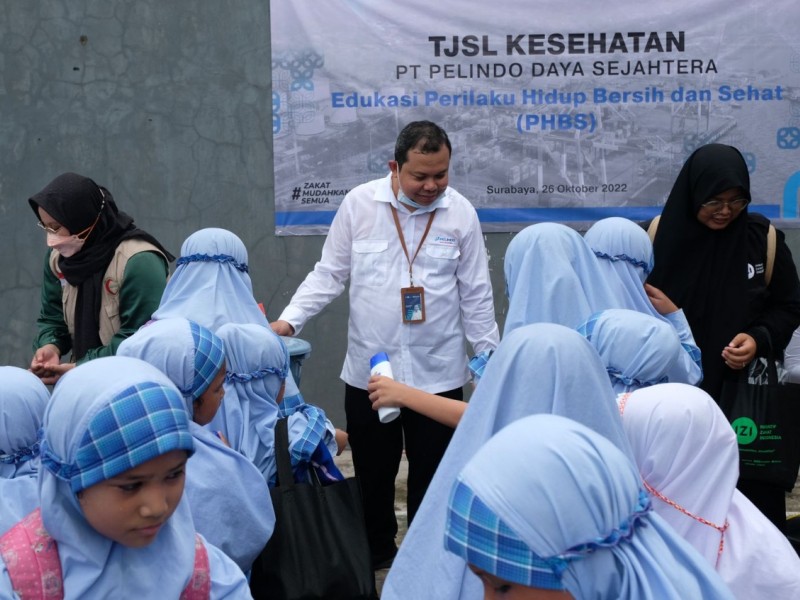 Pelindo Daya Sejahtera Berikan Edukasi Kesehatan di Lingkungan Padat Penduduk di Surabaya