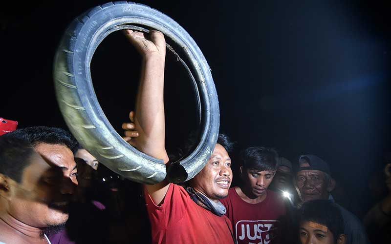 Akhir Cerita Buaya Berkalung Ban di Palu Sulawesi Tengah