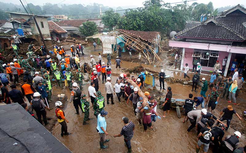 Foto-Foto Kondisi Terkini Lokasi Banjir Bandang di Sukabumi