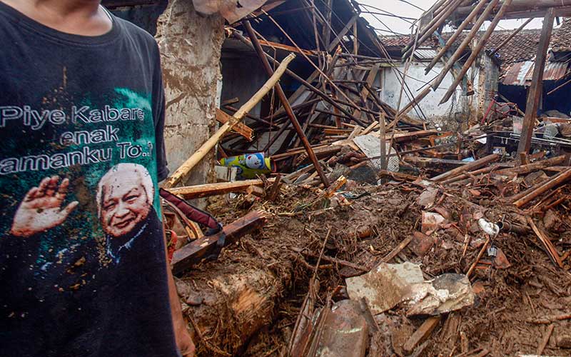 Foto-Foto Kondisi Terkini Lokasi Banjir Bandang di Sukabumi