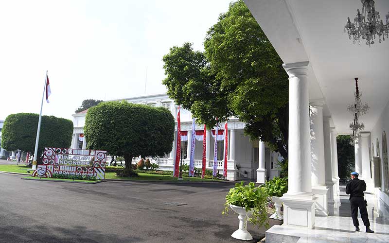 Foto-Foto Kesunyian di Istana Saat Perayaan HUT Ke-75  Kemerdekaan RI