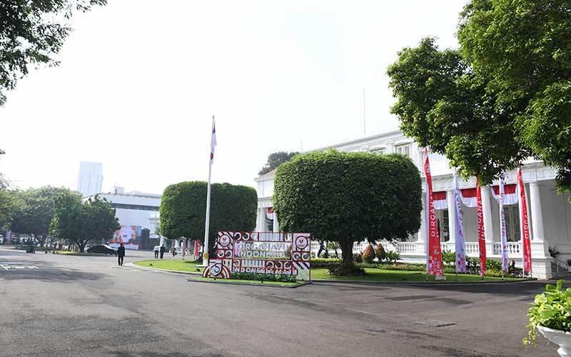 Foto-Foto Kesunyian di Istana Saat Perayaan HUT Ke-75  Kemerdekaan RI