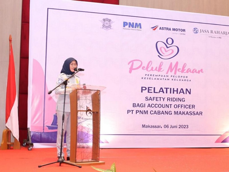 Kolaborasi Jasa Raharja dan PNM Gelar Pelatihan Safety Riding