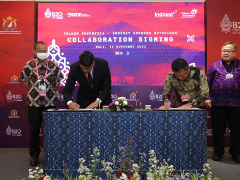 Kolaborasi Telkom dan Indosat Ooredo Hutchison: Akselerasi Pertumbuhan Ekonomi Digital