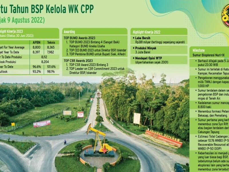 Capaian Satu Tahun BSP Kelola WK CPP