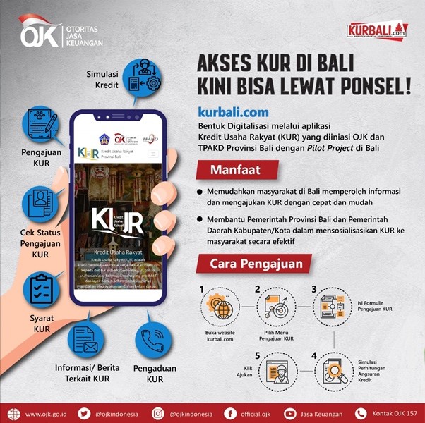 OJK Dorong Digitalisasi, Akses KUR Kini Bisa Lewat Ponsel