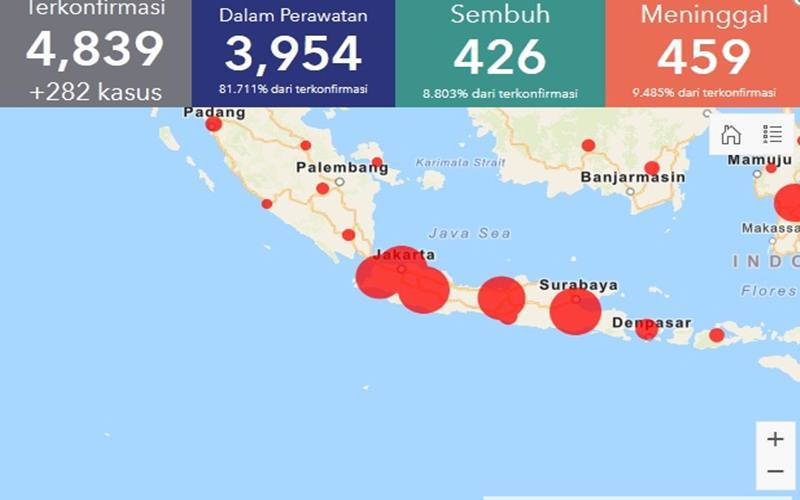 Kasus Covid-19 di AS Nomor 1, tapi Kematian di Indonesia Lebih Tinggi